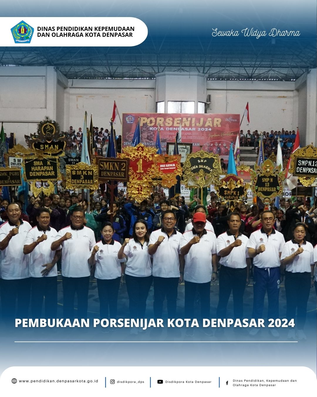 Pembukaan Porsenijar Kota Denpasar 2024