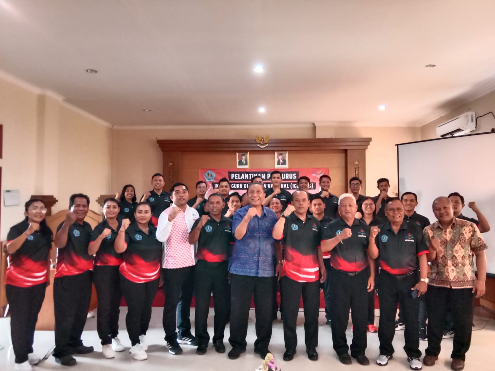 Pelantikan Pengurus IGORNAS Kota Denpasar Masa Bhakti 2022-2026