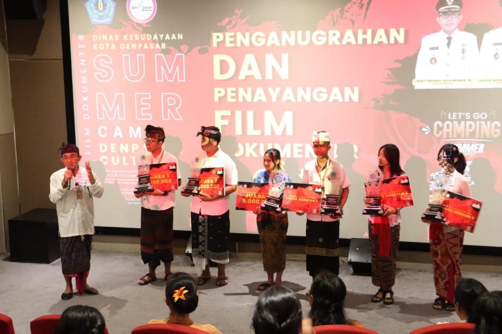 Berikut Pemenang Lomba Film Dokumenter Kota Denpasar 'Summer Camp' 