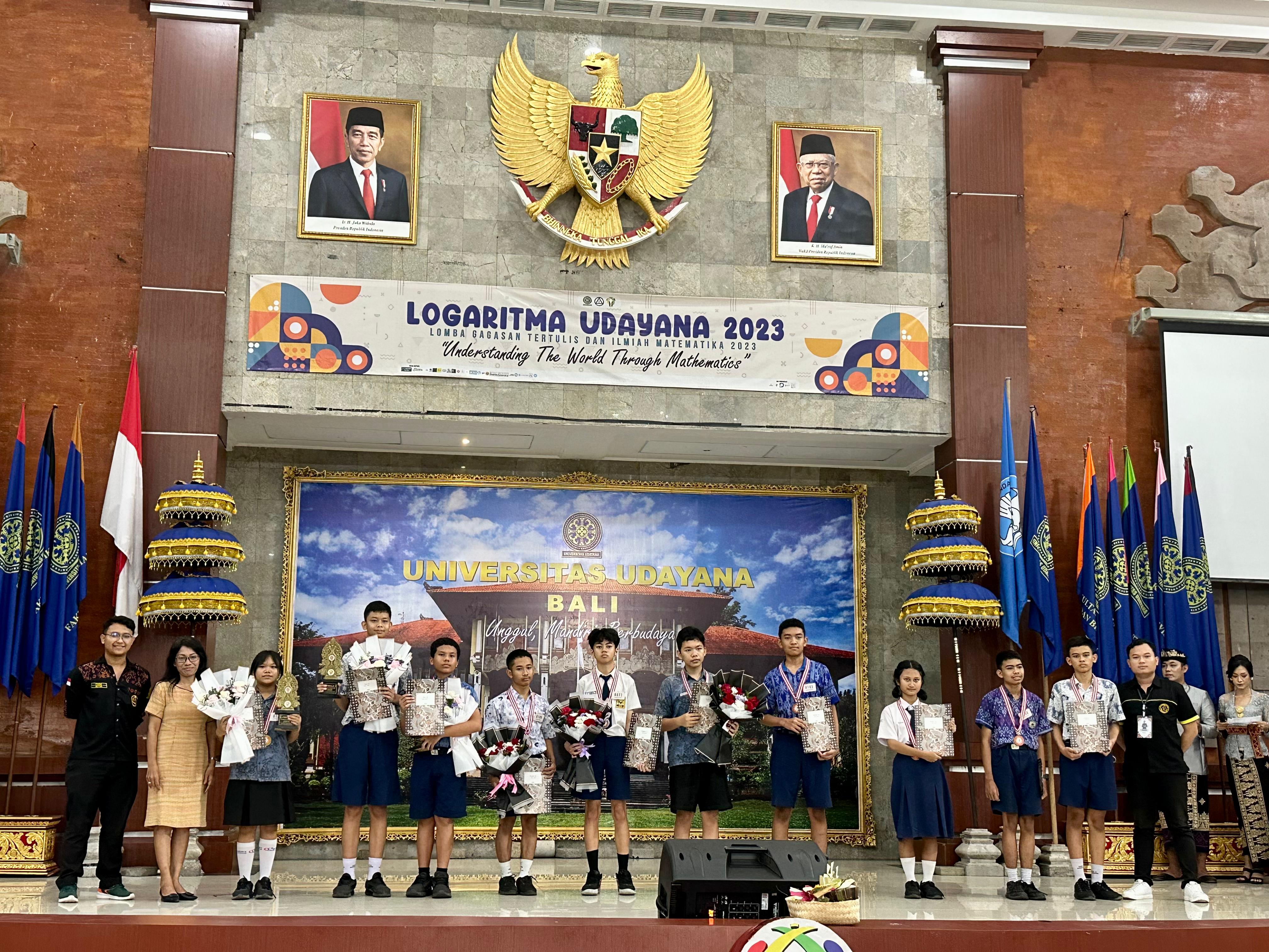 Siswa SMPN 3 Denpasar Raih Peringkat 2 Kompetisi Matematika dan Statistika "LOGARITMA"