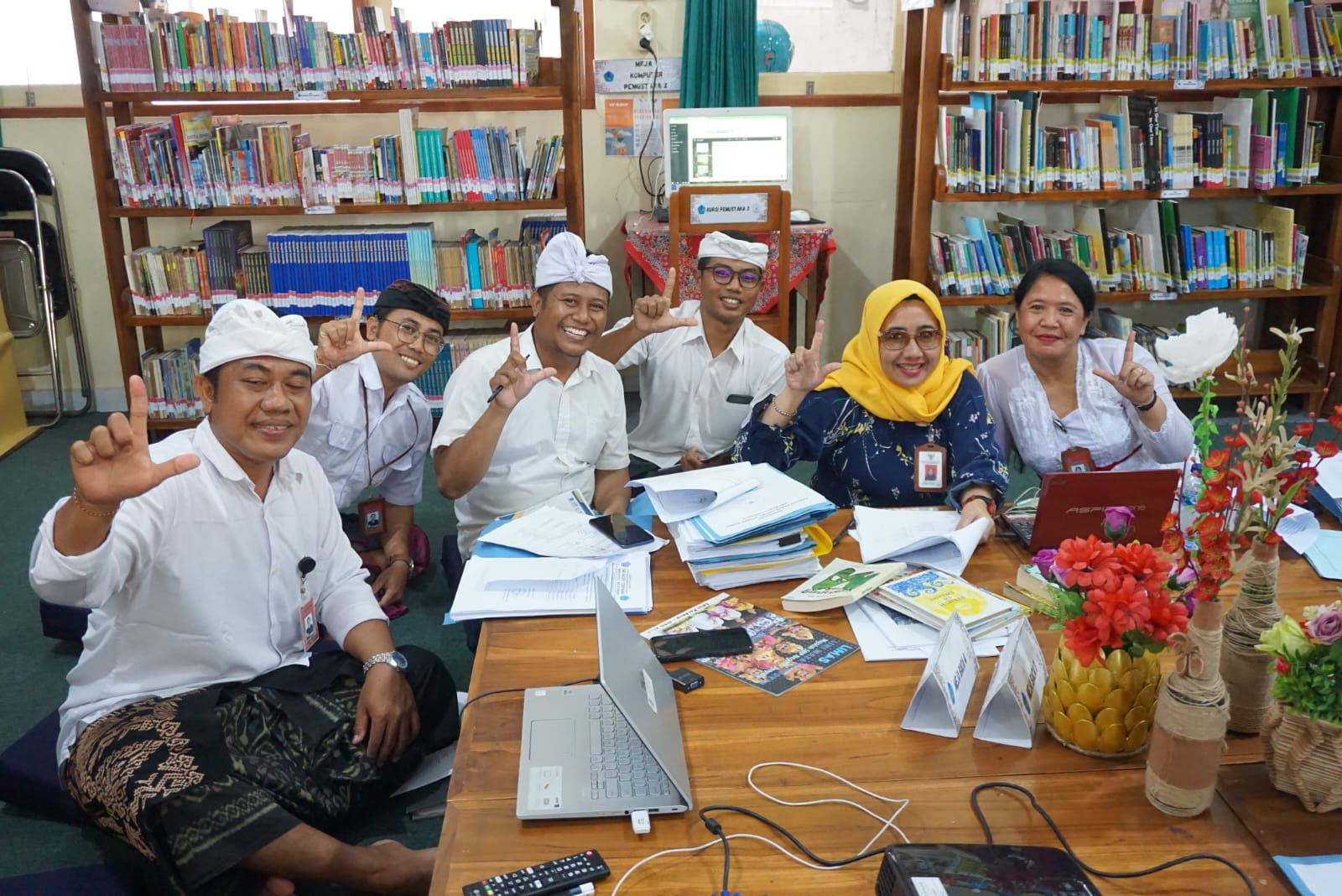 Akreditasi Perpustakaan SMPN 7 Denpasar