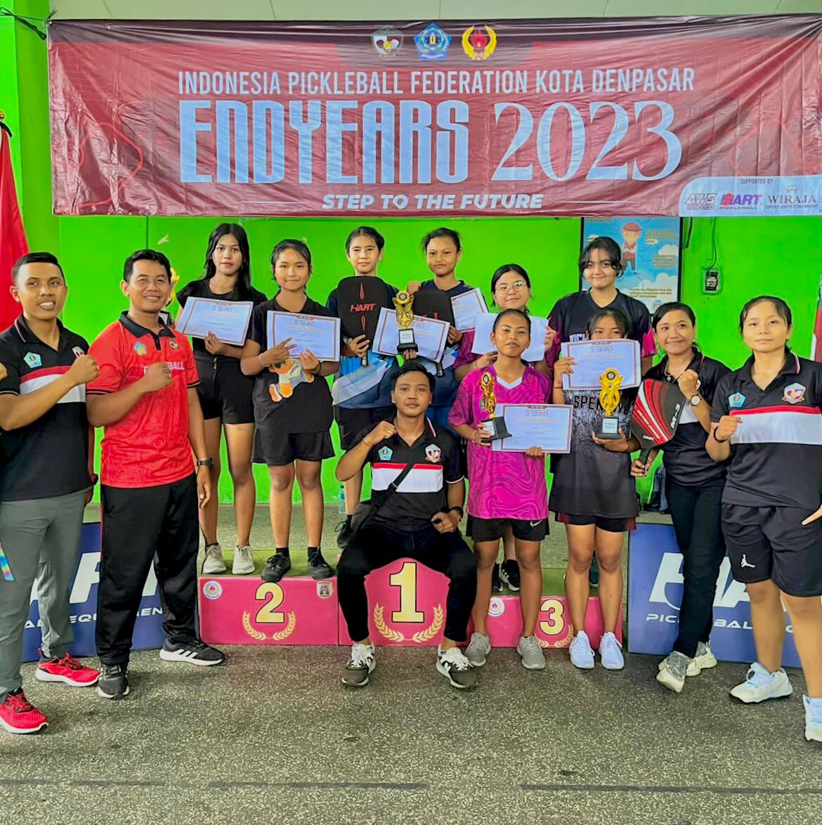 SMP Negeri 6 Denpasar Juara III Double Putri Pickleball Tingkat SMP se-Kota Denpasar