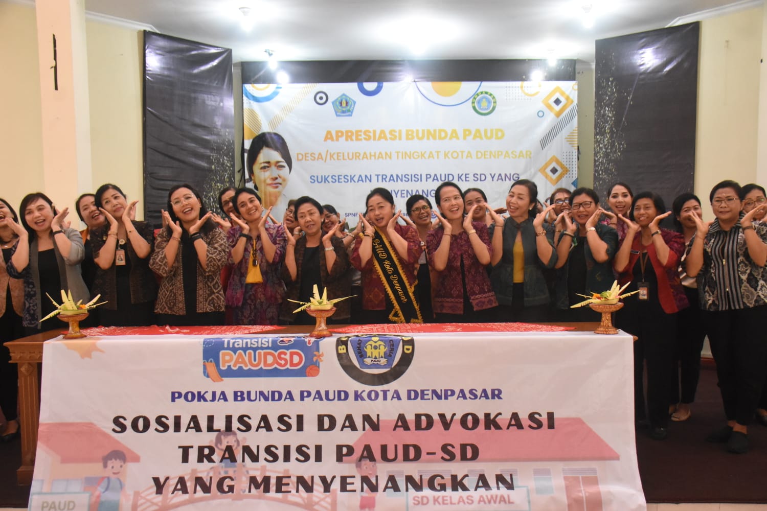 Sagung Antari Jaya Negara Buka Kegiatan Apresiasi Bunda PAUD Desa/Kelurahan se-Kota Denpasar