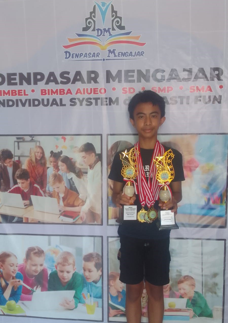 Siswa-siswi SMPN 9 Denpasar Raih Medali di Denpasar Mengajar Competition VI 2023