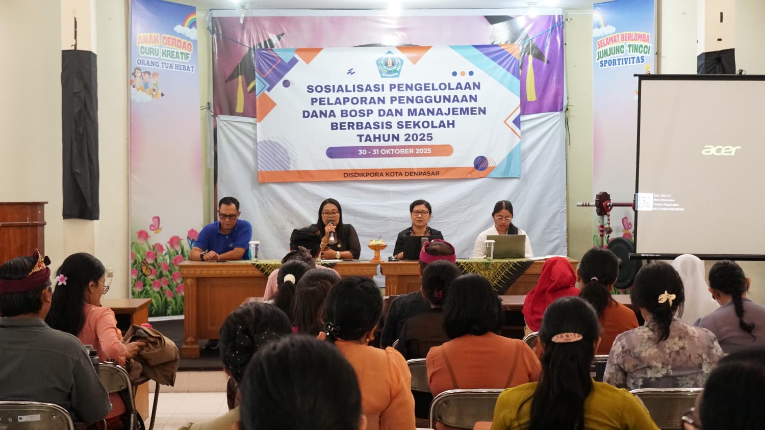 Disdikpora Denpasar Gelar Sosialisasi Pengelolaan Dana BOSP 2025, Dorong Transparansi dan Akuntabilitas Pengelolaan Keuangan Sekolah