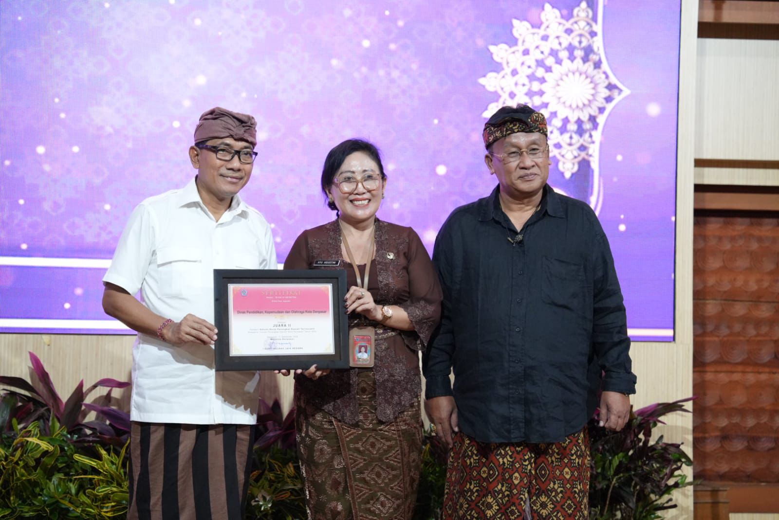 Disdikpora Kota Denpasar Raih Juara II KIPRAH Tahun 2025