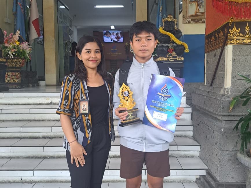 SMPN 12 Denpasar Raih Juara III Lomba Microsoft Word pada Go-Aection 2026