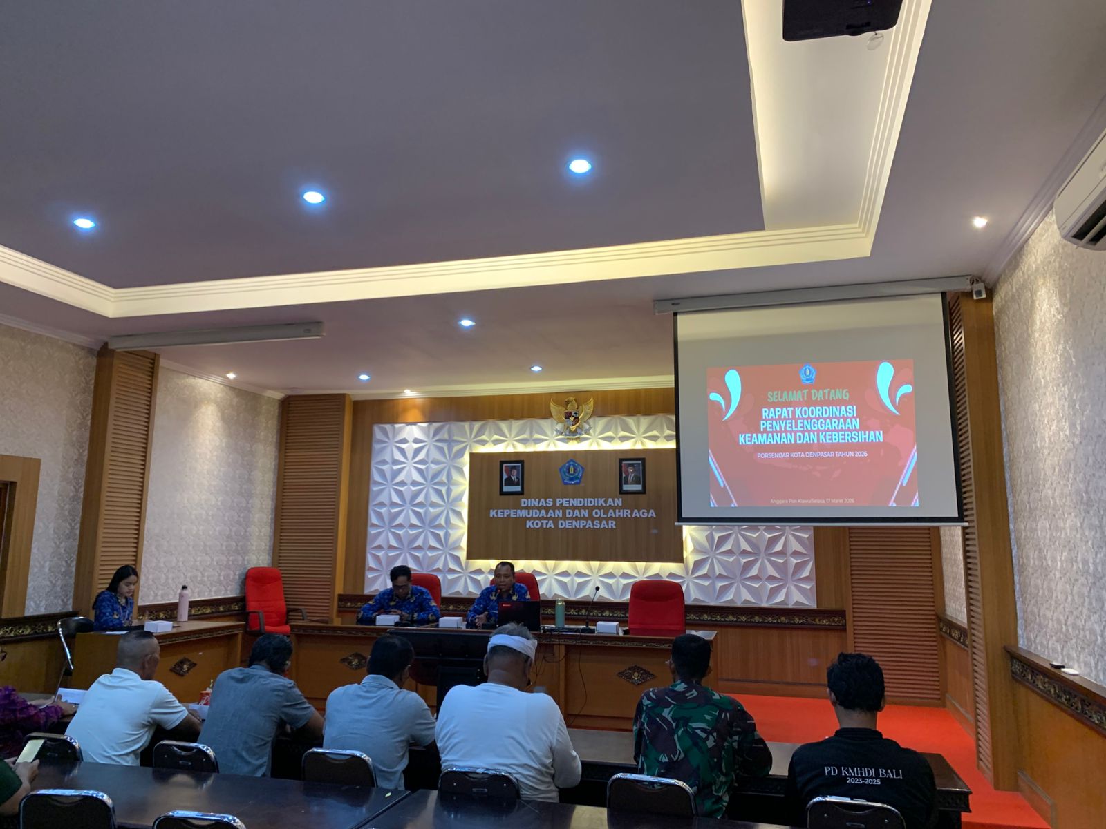 Disdikpora Denpasar Gelar Rakor Teknis Keamanan dan Kebersihan Porsenijar 2026