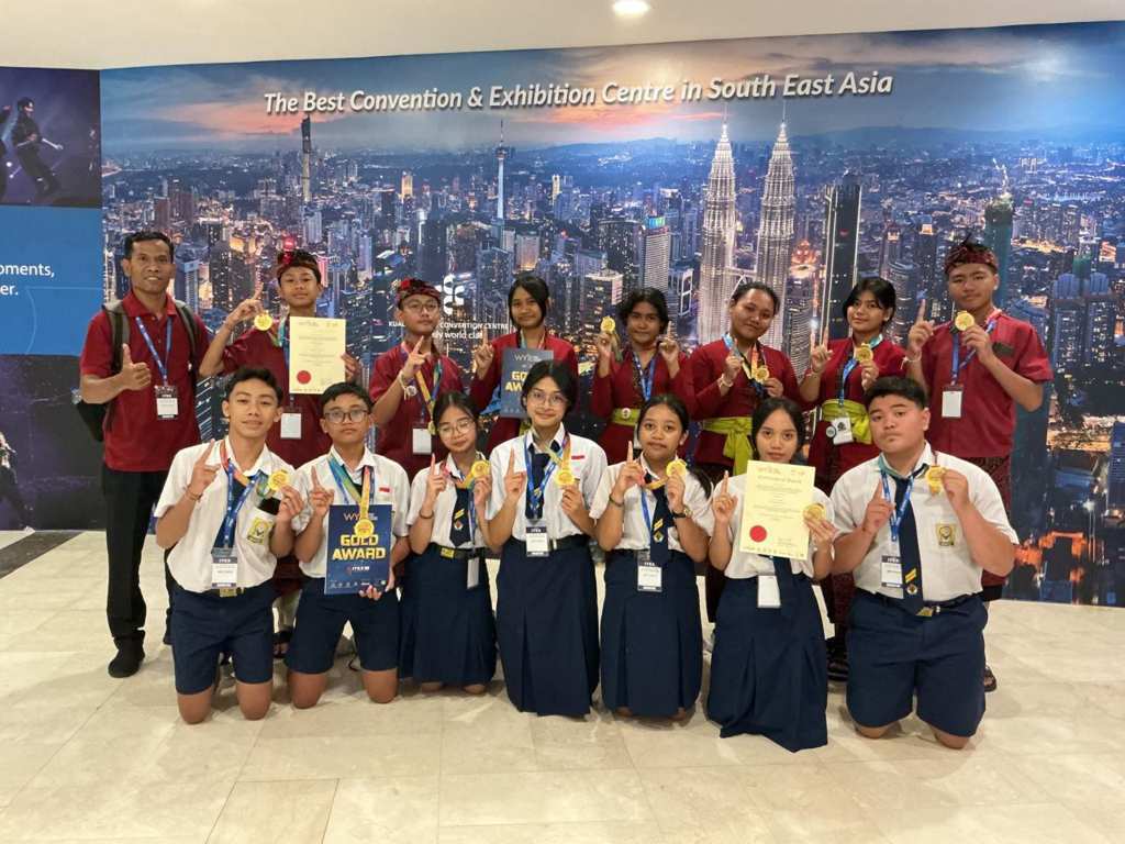 SMPN 1 Denpasar Borong 2 Gold Medal di WYIE 2026 Malaysia