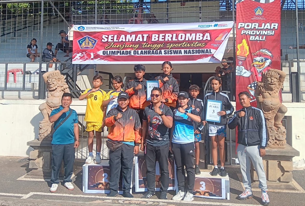 Denpasar Juara Umum O2SN Dikdas Bali 2026, Raih 17 Medali