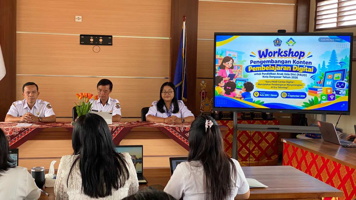 Disdikpora Denpasar Dorong Guru PAUD Kreatif Kembangkan Media Pembelajaran Digital