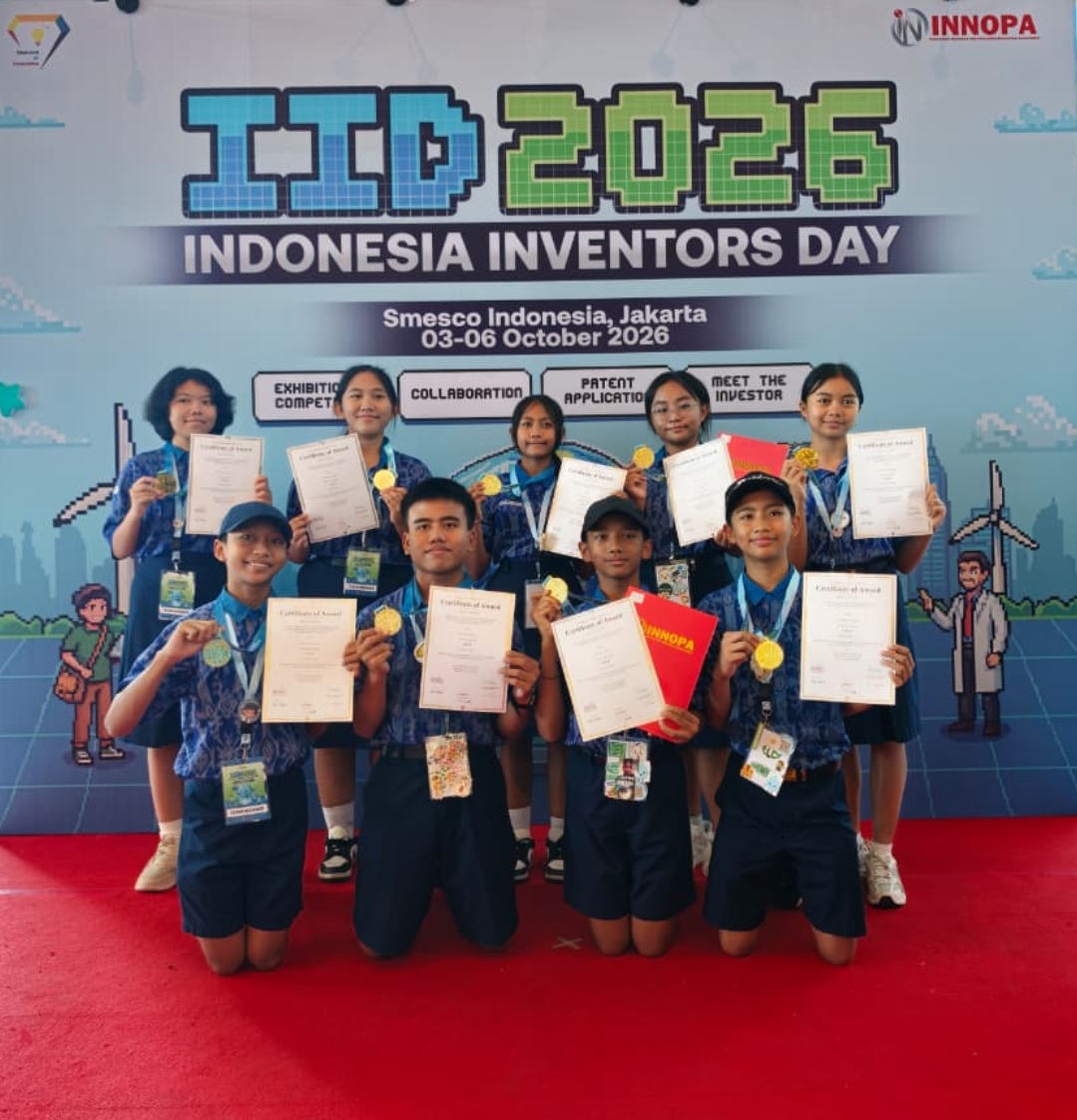 Dua Tim Inovasi SMPN 1 Denpasar Raih Gold Medal di Indonesia Inventor Day 2026